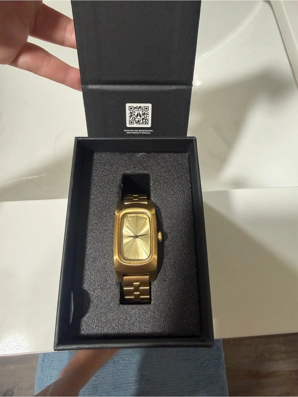 Nixon Frankie Gold Tone Bracelet Watch
